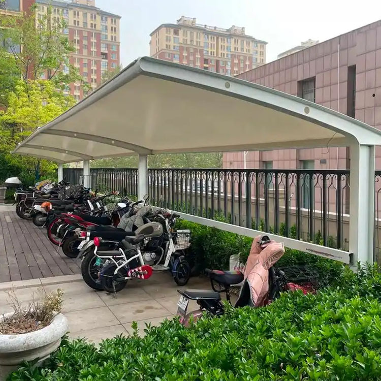 青阳县膜结构电动车棚